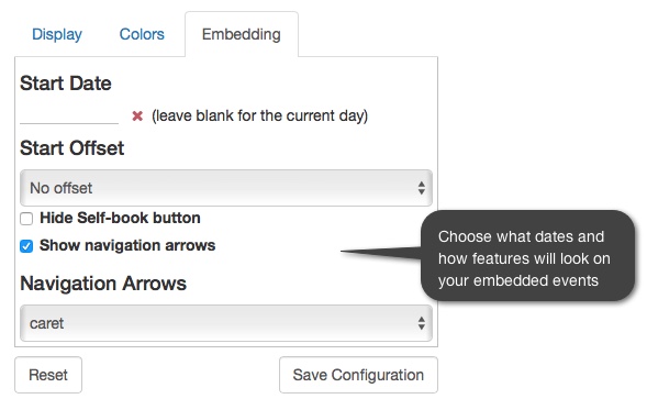 responsive event elements