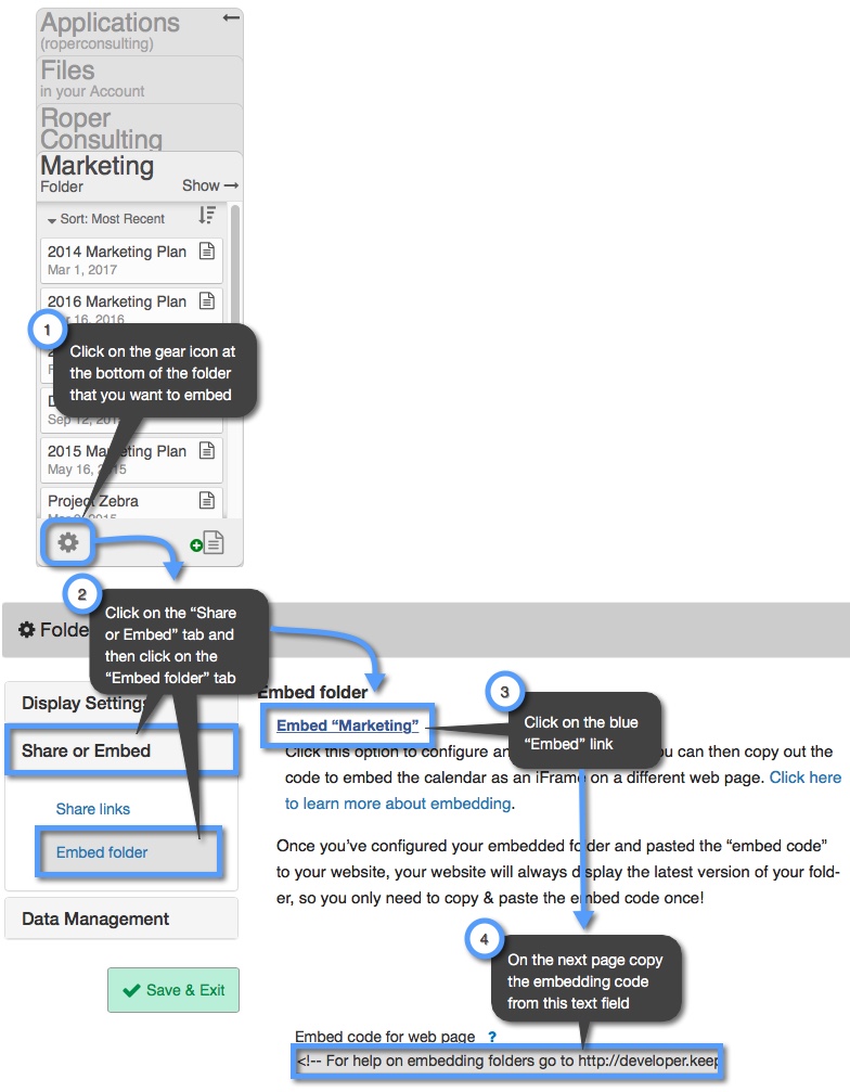 embedding folders of documents